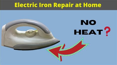 electric iron not heating up fix